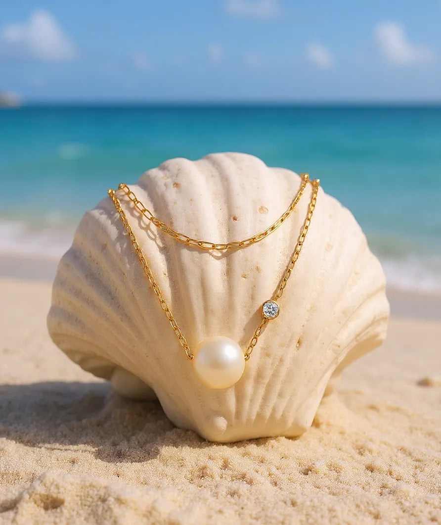 Tulip Lily Pilly Necklace