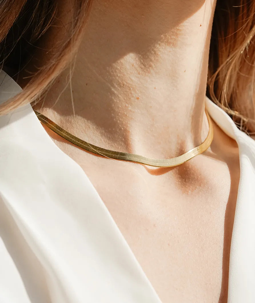 Tulip Wattle Chain Necklace